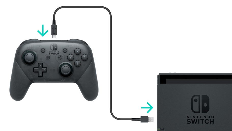 Anvendelse af Nintendo Switch Pro Controller