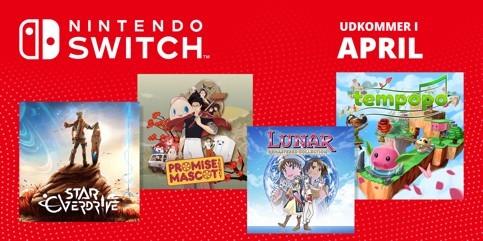 Kommende Nintendo Switch-spil - April 2025