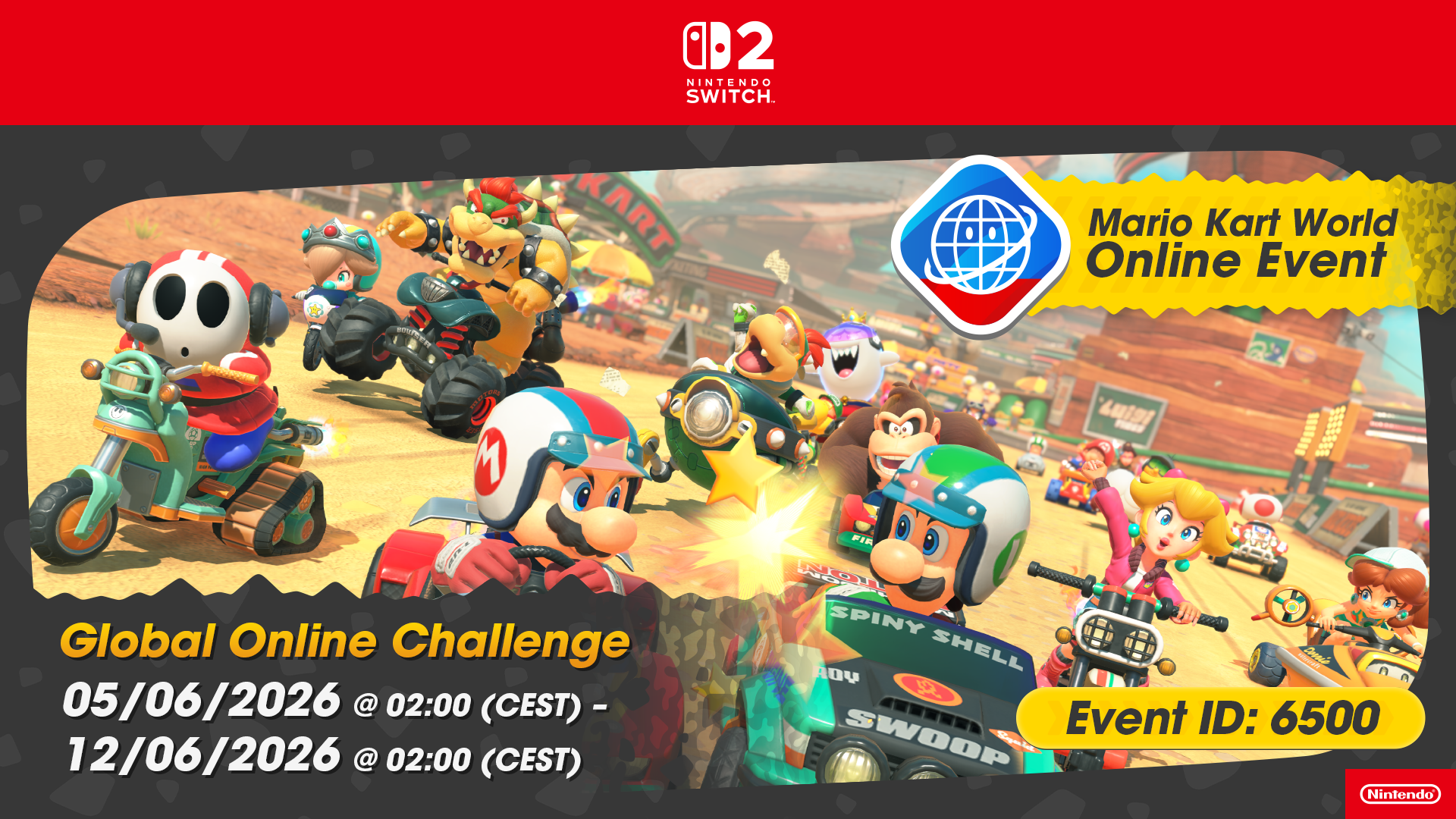 Sæt kursen mod horisonten i den første globale Mario Kart World-online-event