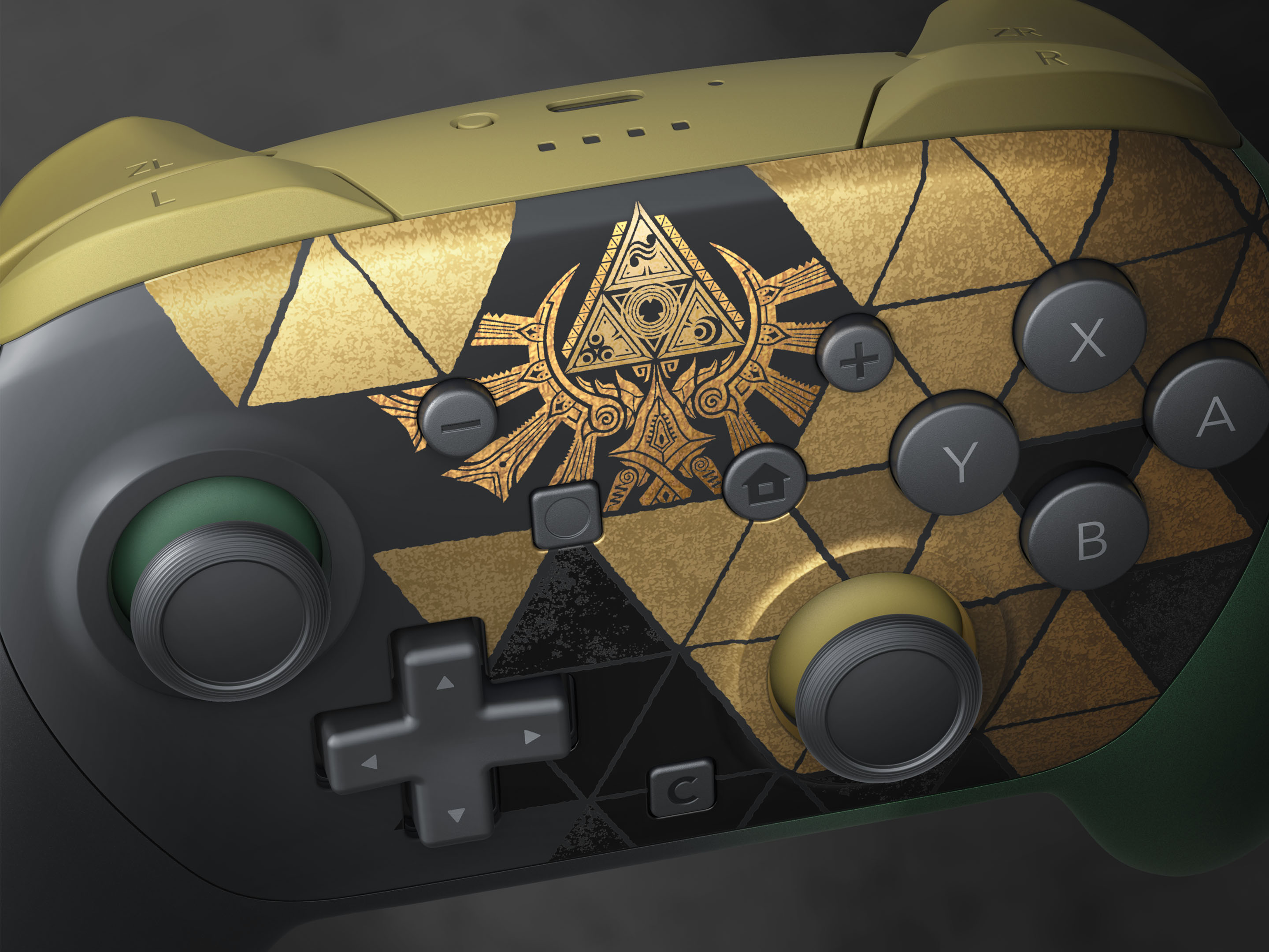 Nintendo Switch 2 Pro Controller The Legend of Zelda 40th Anniversary Edition