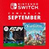Kommende Nintendo Switch-spil - september 2023