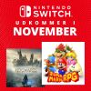 Kommende Nintendo Switch-spil - November 2023