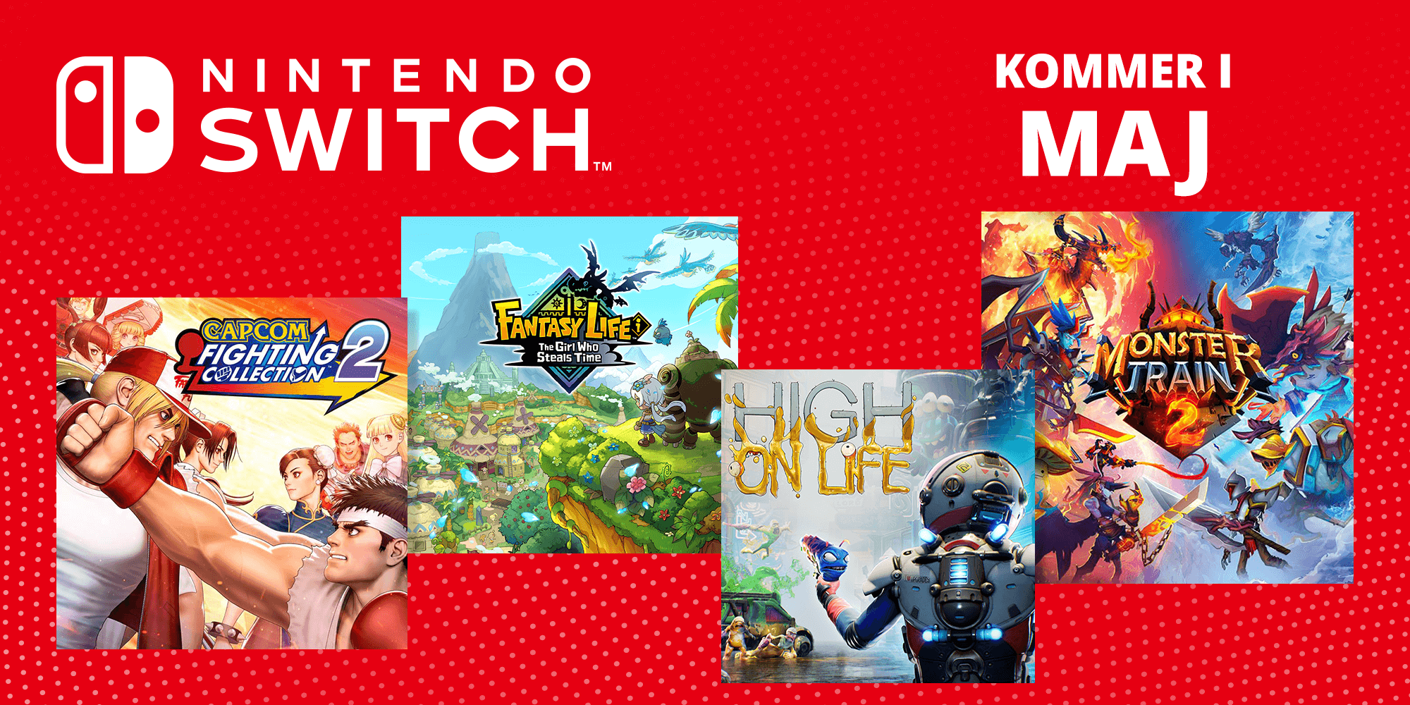 Kommande Nintendo Switch-spel - maj 2025