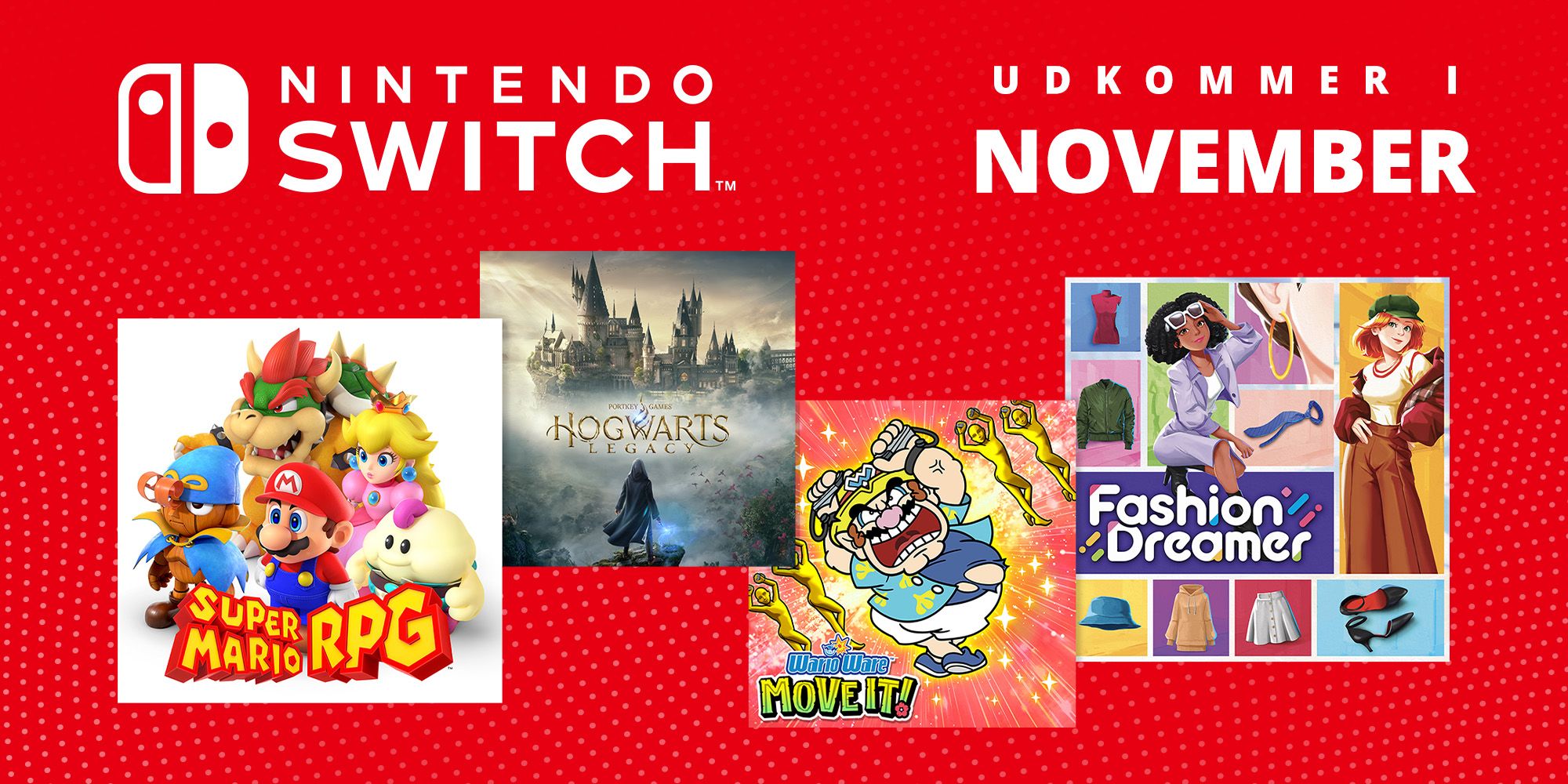 Kommende Nintendo Switch-spil - November 2023