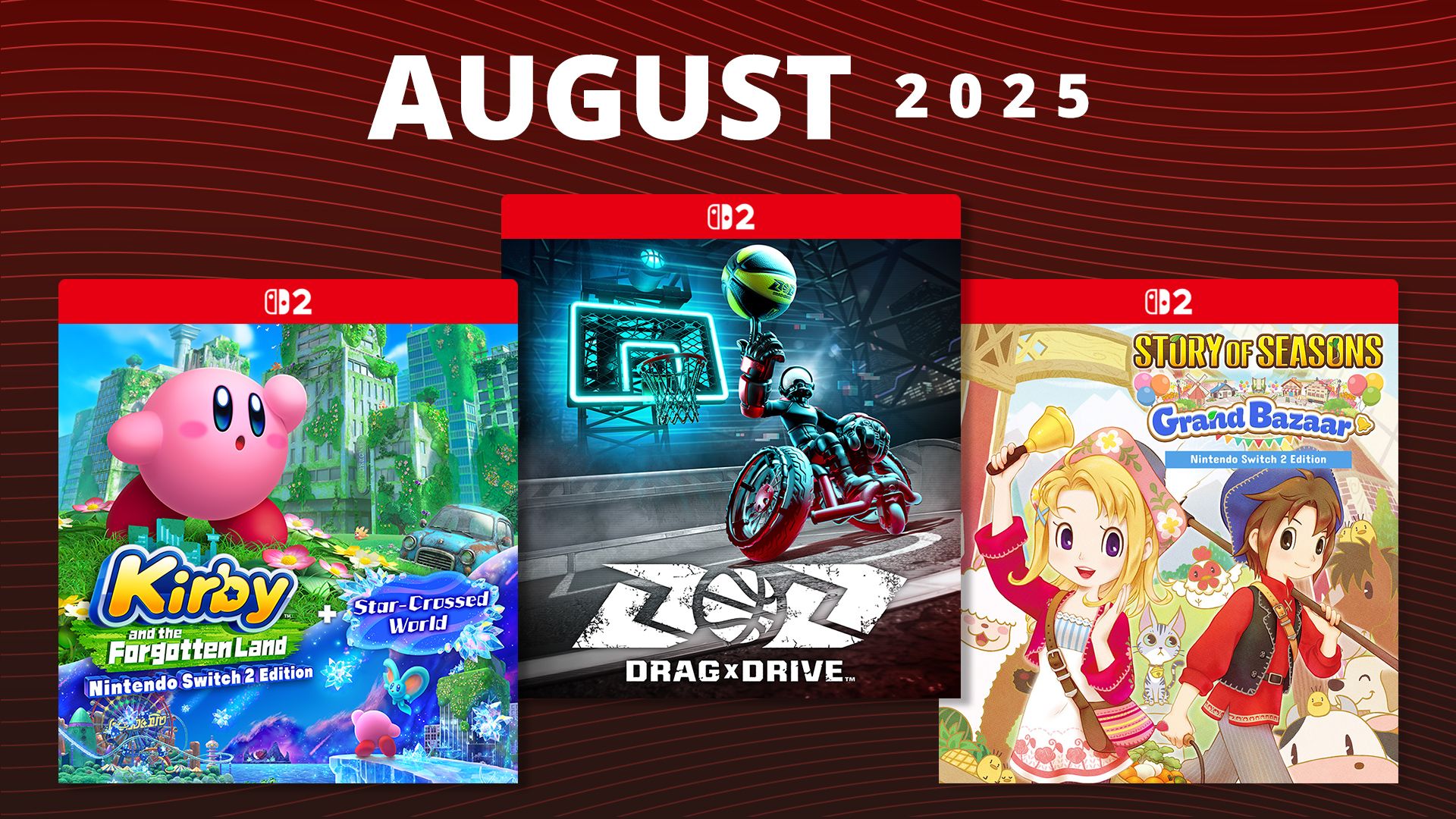 Kommende spil - August 2025