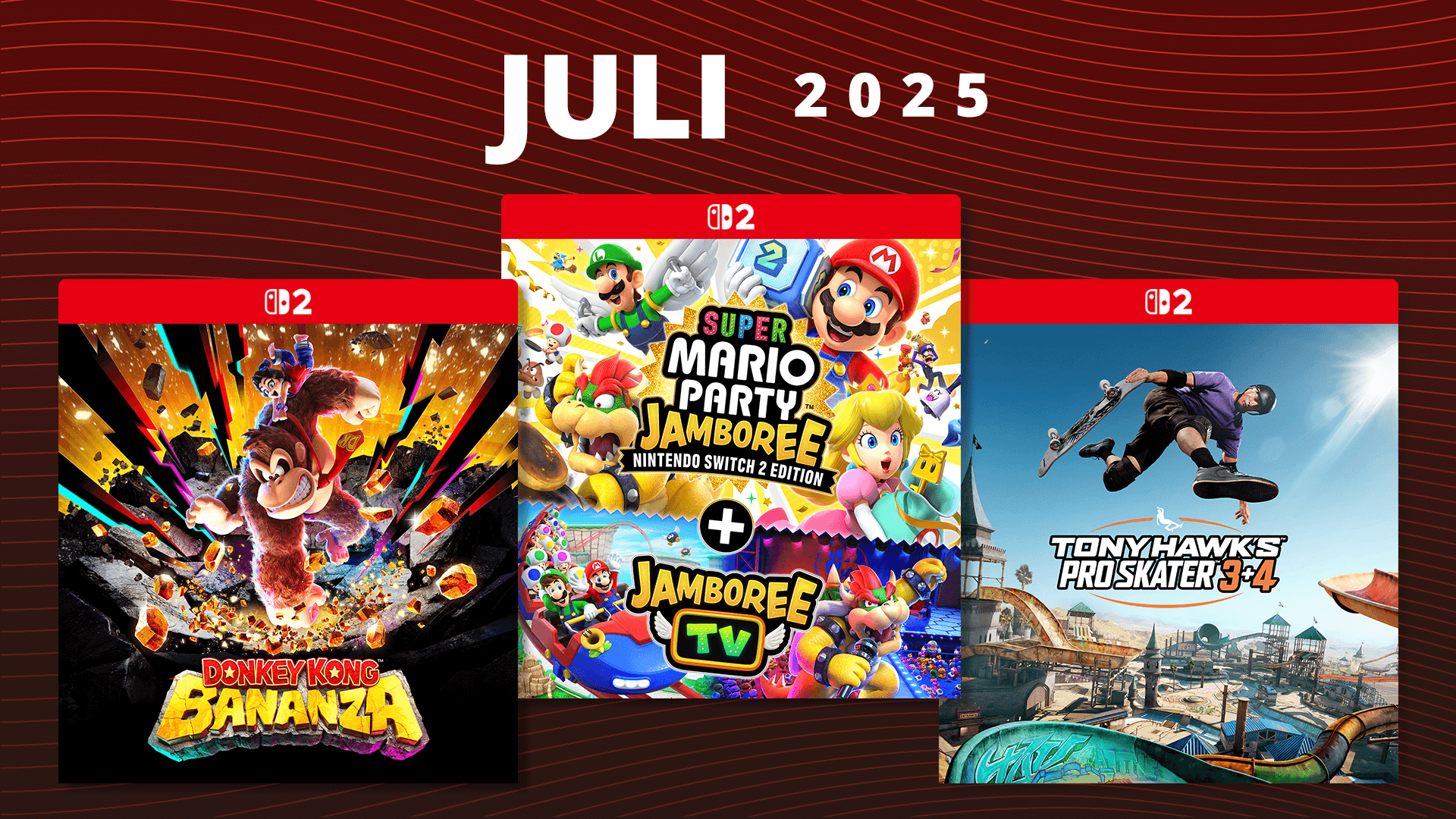Kommende spil – Juli 2025