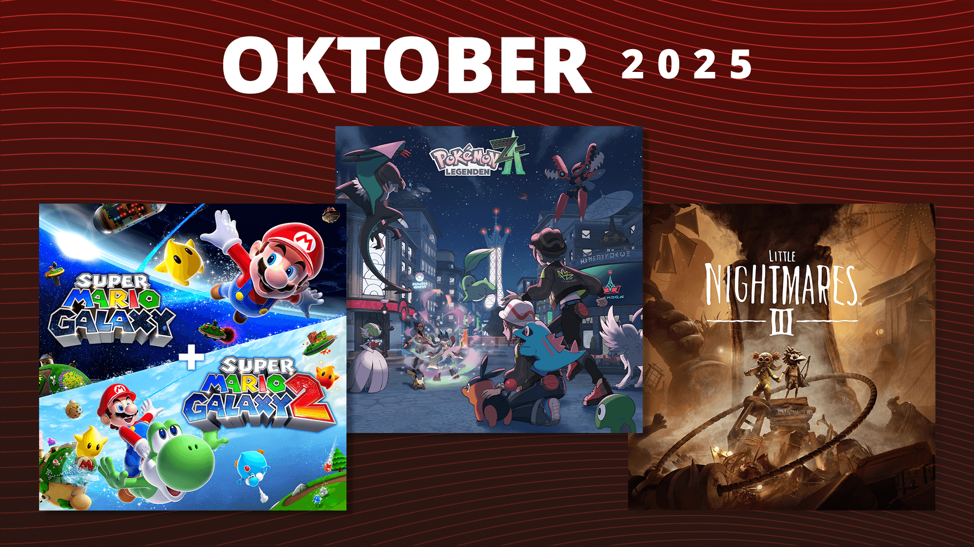 Kommende spil - Oktober 2025
