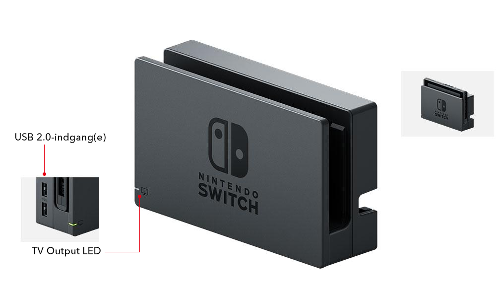 Nintendo Switch dock - Front